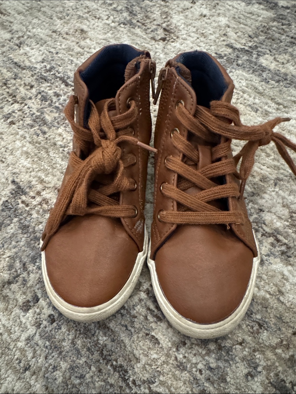 Cat & Jack Brown High-Top Kids Sneakers